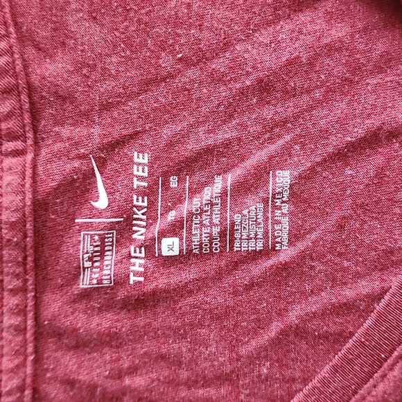 Arizona D-Backs Baseball T Shirt The Nike Tee Top Red Women's Size XL V Neck - Picture 2 of 3